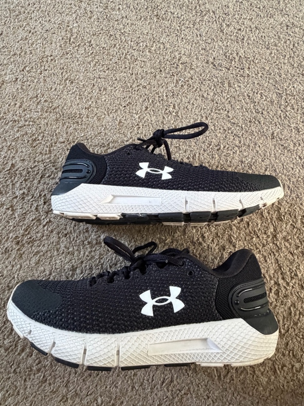 Under Armour Black & White Athletic Sneakers